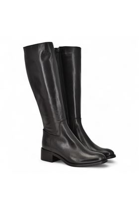 Stivale donna in pelle colore nero. J HERO | ST1024-NERO